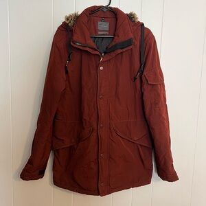 Zara man parka winter jacket size M ￼‎